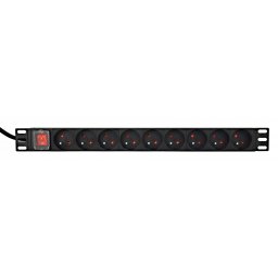 Gembird *Rack power strip PDU 9xFR 1U 16A F