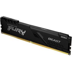 Memorie DDR Kingston FURY Beast DDR4 32 GB, frecventa 3200 MHz, 1 modul, radiator, "KF432C16BB/32"