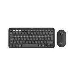 KEYBOARD +MOUSE COMBO PEBBLE 2/GRAPHITE 920-012239 LOGITECH "920-012239" (timbru verde 0.8 lei)