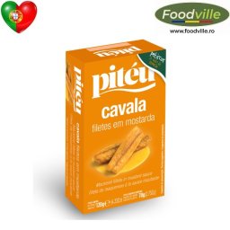 PITEU Fileuri de macrou in sos de mustar 120 g