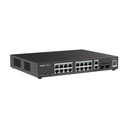 Switch L2, 16 x RJ45 1G PoE, 2 x SFP 1G, 2 x RJ45 1G, Cloud Management - Ruijie Reyee RG-ES220GS-LP