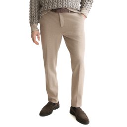 SCOTCH & SODA Pantaloni Finch Tailored Yarn Dyed Jogger 184238 210 walnut melange