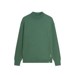 SCOTCH & SODA Pulover Dropped Shoulder Mock Neck 183600 301 dark forest