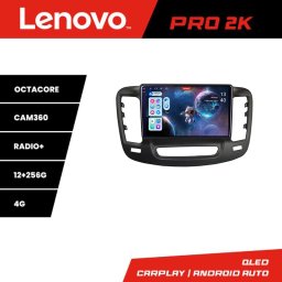 Navigatie Android Chrysler 200 2015-2019 QLED 2K, 12GB+256GB, 360 Lenovo
