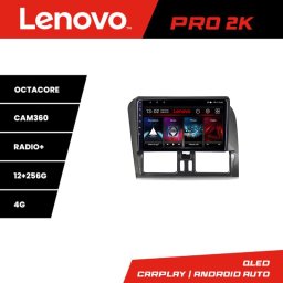 Navigatie Android Volvo XC60 2008-2012 Lenovo QLED 2K 12+256GB 360