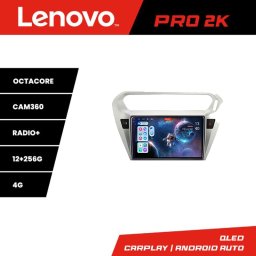 Navigatie Android Peugeot 301 si Citroen C-Elysee QLED 2K 12+256GB