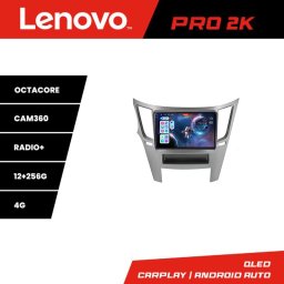Navigatie Android Lenovo QLED 2K pentru Subaru Legacy/Outback 2010-2015