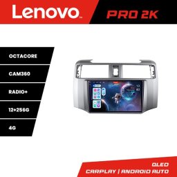 Navigatie Android Toyota 4Runner 2009-2019 QLED 2K 12GB+256GB 360 Lenovo