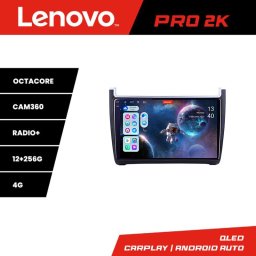 Navigatie Android VW Polo 2014+ Lenovo Pro 2K QLED 12GB+256GB
