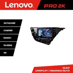 Navigatie Android Toyota Camry 2017-2021 QLED 2K 12GB+256GB 360 Lenovo