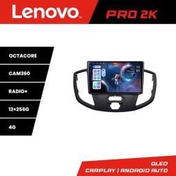 Navigatie Android Ford Transit V363 2015-2021 QLED 2K 12GB+256GB Lenovo