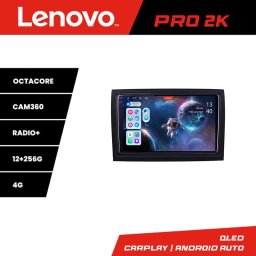 Navigatie Android Fiat Ducato 2006-2021 Lenovo 2K QLED 12GB+256GB 360