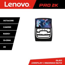 Navigatie Dodge Durango 2014-2020 Lenovo QLED 2K, 12GB+256GB, CarPlay