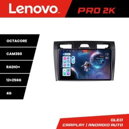 Navigatie Android Ford Fiesta MK5 2002-2008 QLED 2K 12+256GB 360 Lenovo