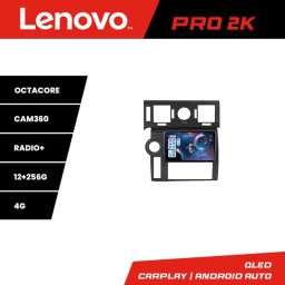 Navigatie Android Lenovo QLED 2K pentru Hummer H2 2008-2010, 12+256GB
