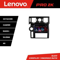 Navigatie Android Lenovo QLED 2K 12+256 pentru Hummer H2 2002-2008