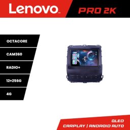 Navigatie Android Toyota Prado J120 2002-2009 QLED 2K 12+256 Lenovo