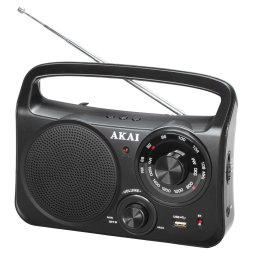 Radio portabil AKAI APR-85BT, Bluetooth 4.2, 3W, Negru