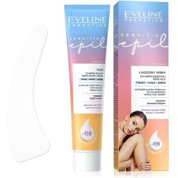 Crema Epilat Fata Corp si Inghinal Eveline Cosmetics Eficienta, Delicata & Neteda Piele Sensibila Hidratare & Ingrijire