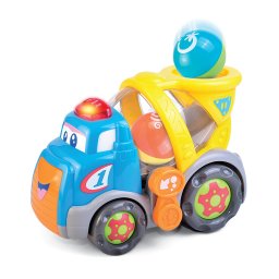 Jucarie interactiva camion cu bile, lumini si sunete pentru 12 luni+