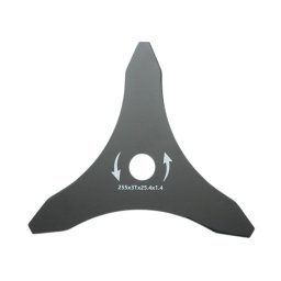Disc motocoasa cu 3 dinti din otel 255x25.4x1.4 mm THOR