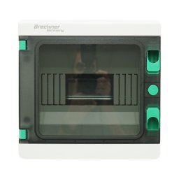 Tablou sigurante aplicat 8 module IP65 cu capac transparent Breckner