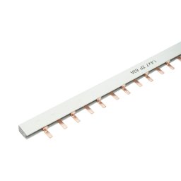 Pieptene busbar monofazic 2P 63A, 1 m, 56 module, pentru sigurante automate