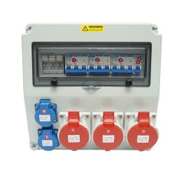 Tablou prize pentru santier SUNTREE 16A, 230V/415V, IP67, 330x330x170 mm