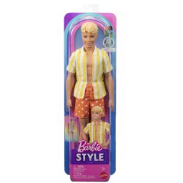 Papusa Ken Fashionistas Barbie în camasa si pantaloni portocalii