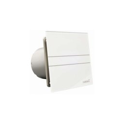 Ventilator aerisire, E-120 G Cata, capac frontal sticla, detasabil, consum redus energie, silentios, ipx4, 15w, 33db, Alb