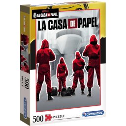 Puzzle Clementoni - La Casa de Papel, 500 piese