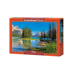 Puzzle 500 piese Puzzle Lacul Maligne, Canada