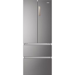 Frigider Side by side Haier HB17FPAAA, French Door, 446 l, Total No Frost, Motor Inverter, My Zone, Display LED, Super Cooling, Super Freezing, Clasa E, H 190 cm, Inox