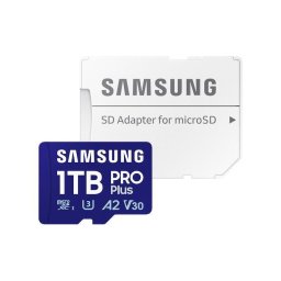 Card de memorie Samsung PRO Plus SDXC 1TB U3 A2 V30 (MB-MD1T0SA/EU) 2024