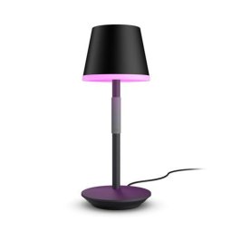Lampa de masa portabila Philips Hue Go, RGBW, Negru