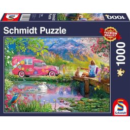 Puzzle Schmidt: Pace pe pamant, 1000 piese