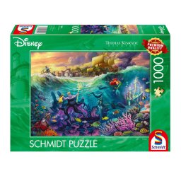 Puzzle Schmidt: Disney, Mica Sirena, Ursula, 1000 piese