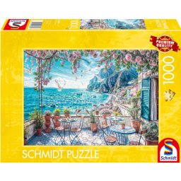 Puzzle Schmidt: Terasa la mare, 1000 piese