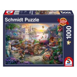 Puzzle Schmidt: Biroul iubitorilor de puzzle, 1000 piese