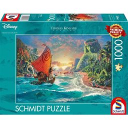 Puzzle Schmidt: Thomas Kinkade - Disney - Moana, 1000 piese