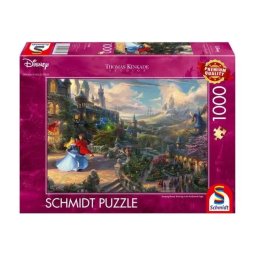 Puzzle Schmidt: Thomas Kinkade - Disney - Frumoasa din padurea adormita - Dansand, 1000 piese