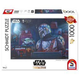 Puzzle Schmidt: Thomas Kinkade - Star Wars - Mandalorian - Doi pe drum, 1000 piese