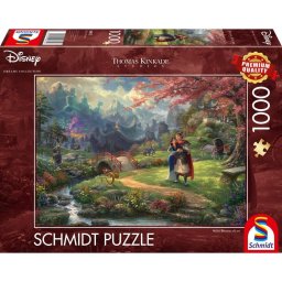 Puzzle Schmidt: Thomas Kinkade - Disney - Mulan, 1000 piese