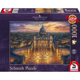 Puzzle Schmidt: Thomas Kinkade - Vaticanul, 1000 piese