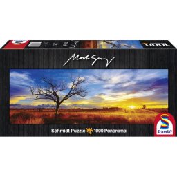 Puzzle Schmidt: Desertul Oak la asfintit, Teritoriul de Nord, Australia, 1000 piese