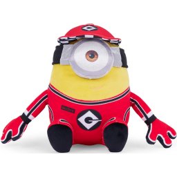 Jucarie de plus Schmidt - Minions - Minionul Pit Crew, 25 cm, Multicolor
