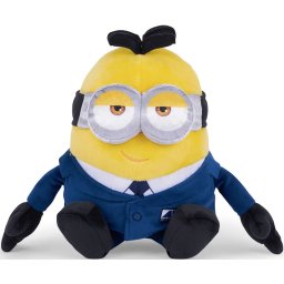 Jucarie de plus Schmidt - Minions - Minionul Anti-Crime League, 25 cm, Multicolor