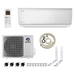 Aparat de aer conditionat GREE Bora A4 Silver R32, GWH12AABXB-K6DNA4F, Inverter, 12000 BTU, Clasa A++ / A+, Wi-Fi, Ionizare, Cold Plasma, Kit instalare inclus, Alb