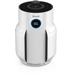 Purificator de aer Shark NeverChange5 HP150EU, 26W, 5 trepte viteza, Tehnologie Anti-Odour, 4 straturi de filtrare: NanoSeal HEPA, Carbon Activ, filtru PET, filtru DebrisDefence, pana la 60 m2, Alb