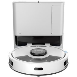 Aspirator robot cu mop Shark Matrix Plus 2in1 RV2620WAEUWH, statie de eliminare automata a prafului 1.8l, 14.8V, autonomie max 110 min, CleanEdge Detect, Sonic mop, filtru Anti-Allergen Complete Seal, perie cu tehnologie Anti-Hair Wrap, alb